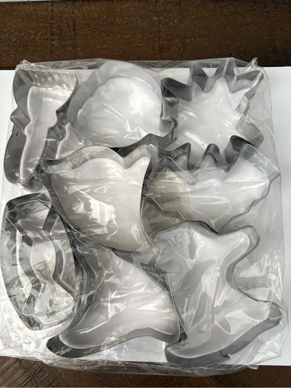 Metallic Silver Halloween Cookie Cutter Set - Home NWT